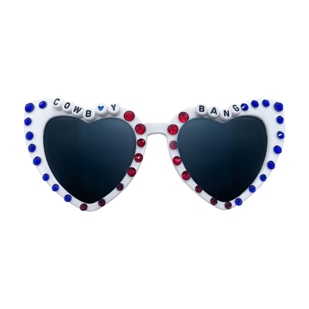 2754 Cowboy Outfit Concert Merch Accessories Heart Glasses for Fans Singer